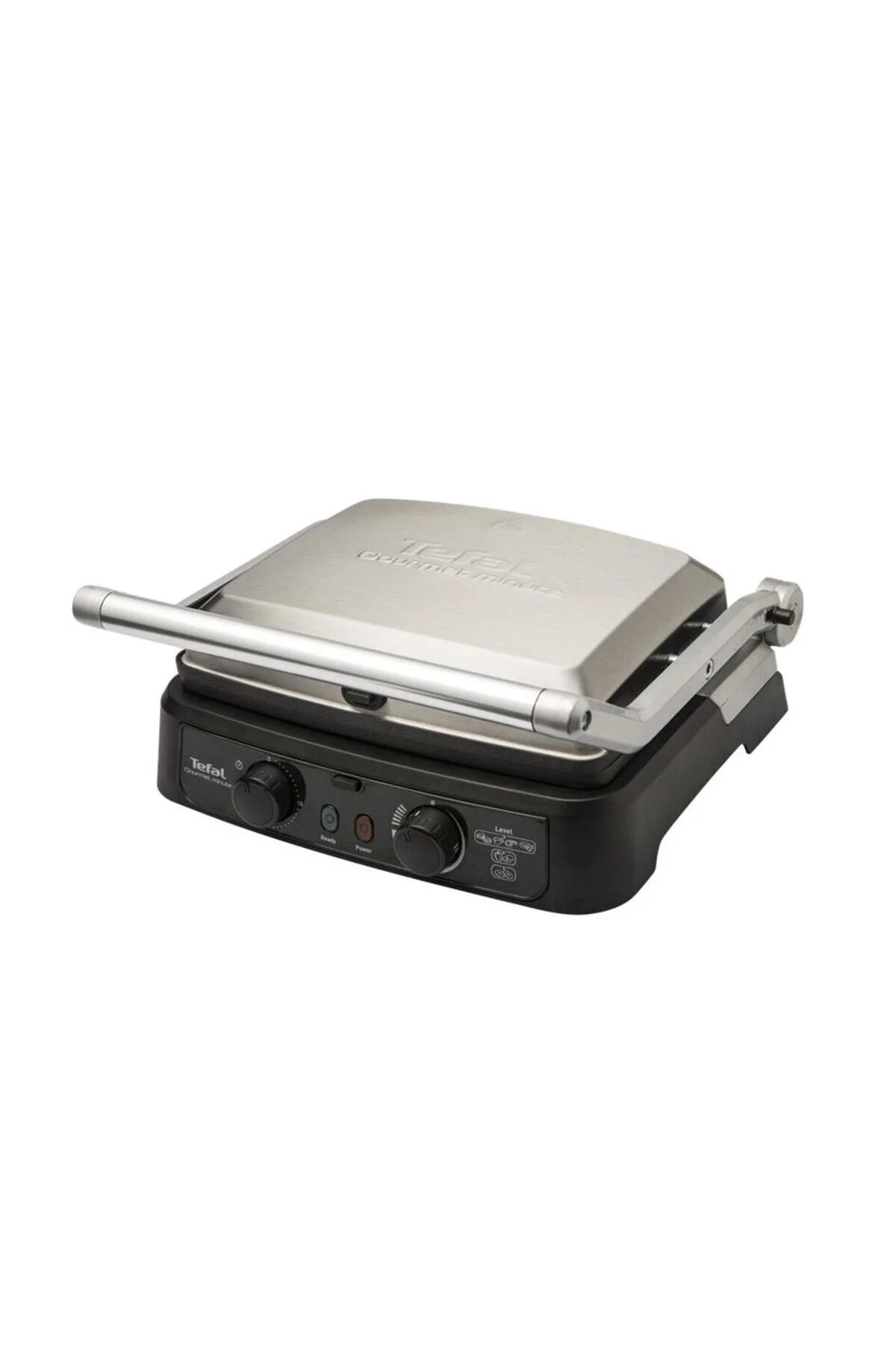 TEFAL Grill Gourmet Minute 6 Dilim Kapasiteli 2000 Watt Izgara ve Tost Makinesi - Inox