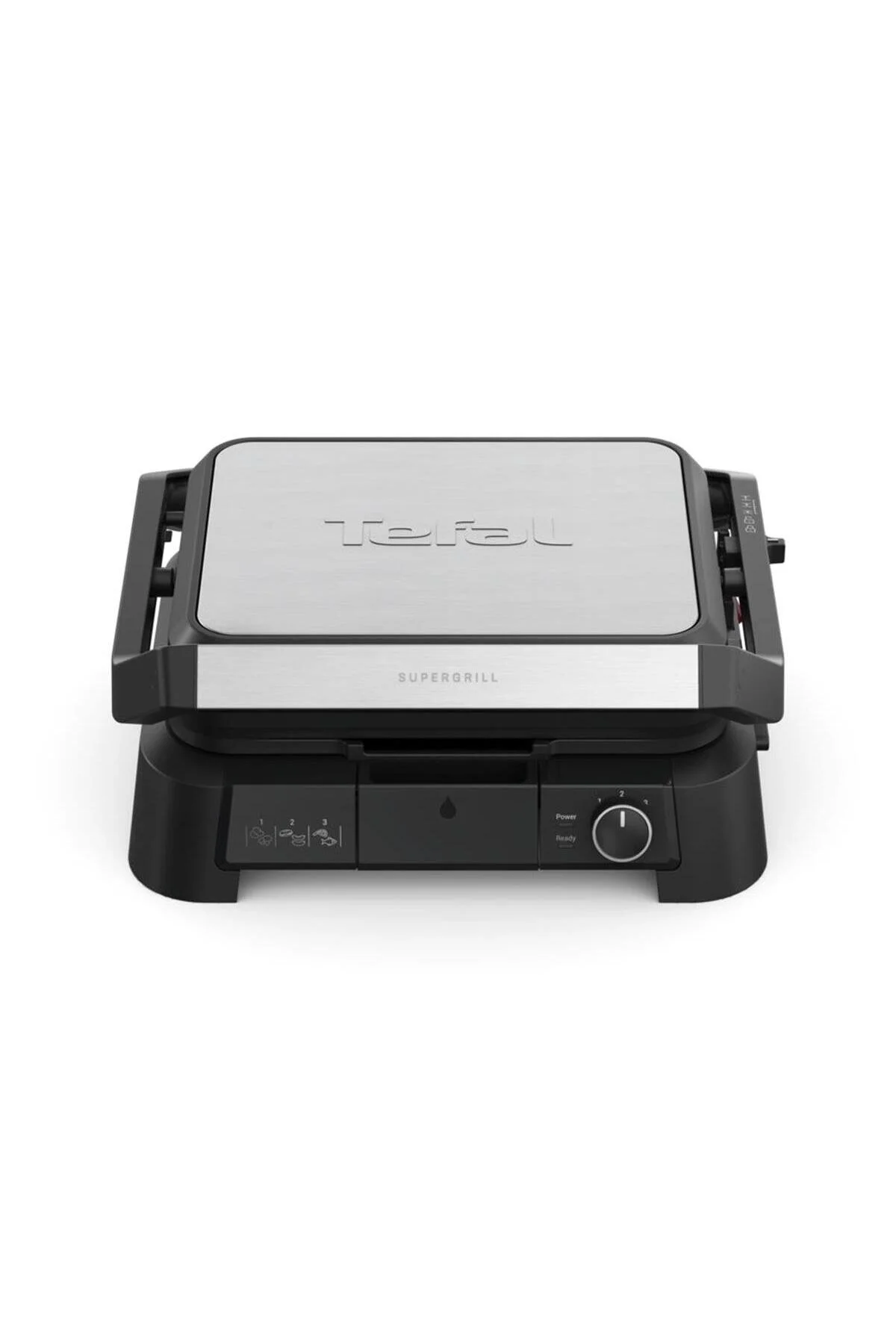 TEFAL SuperGrill 3in1 6 Dilim Kapasiteli 2000 Watt Barbekü Izgara ve Tost Makinesi - Inox