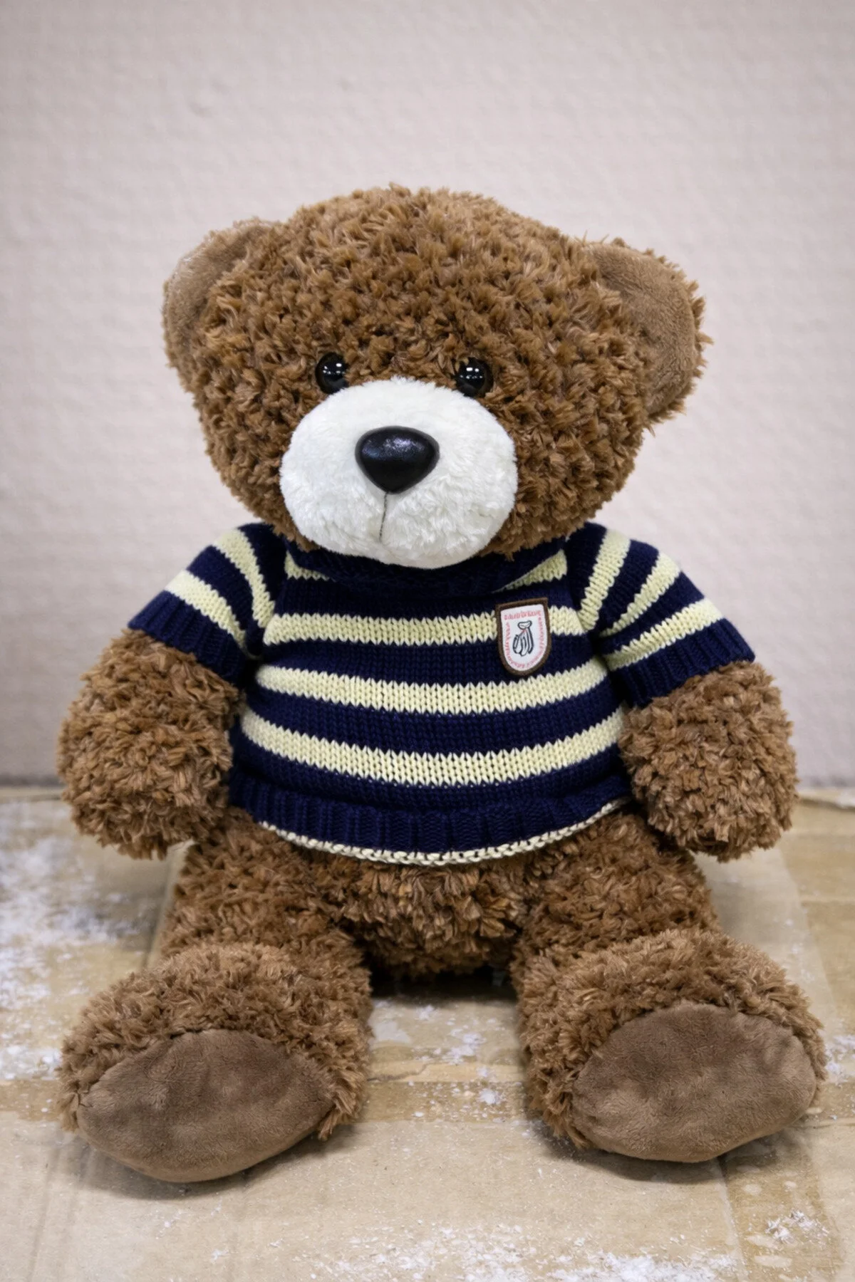 TOHA Peluş Oyuncak Ayı 45 cm – Kazaklı Teddy Bear Hediyelik Yumuşak Oyuncak