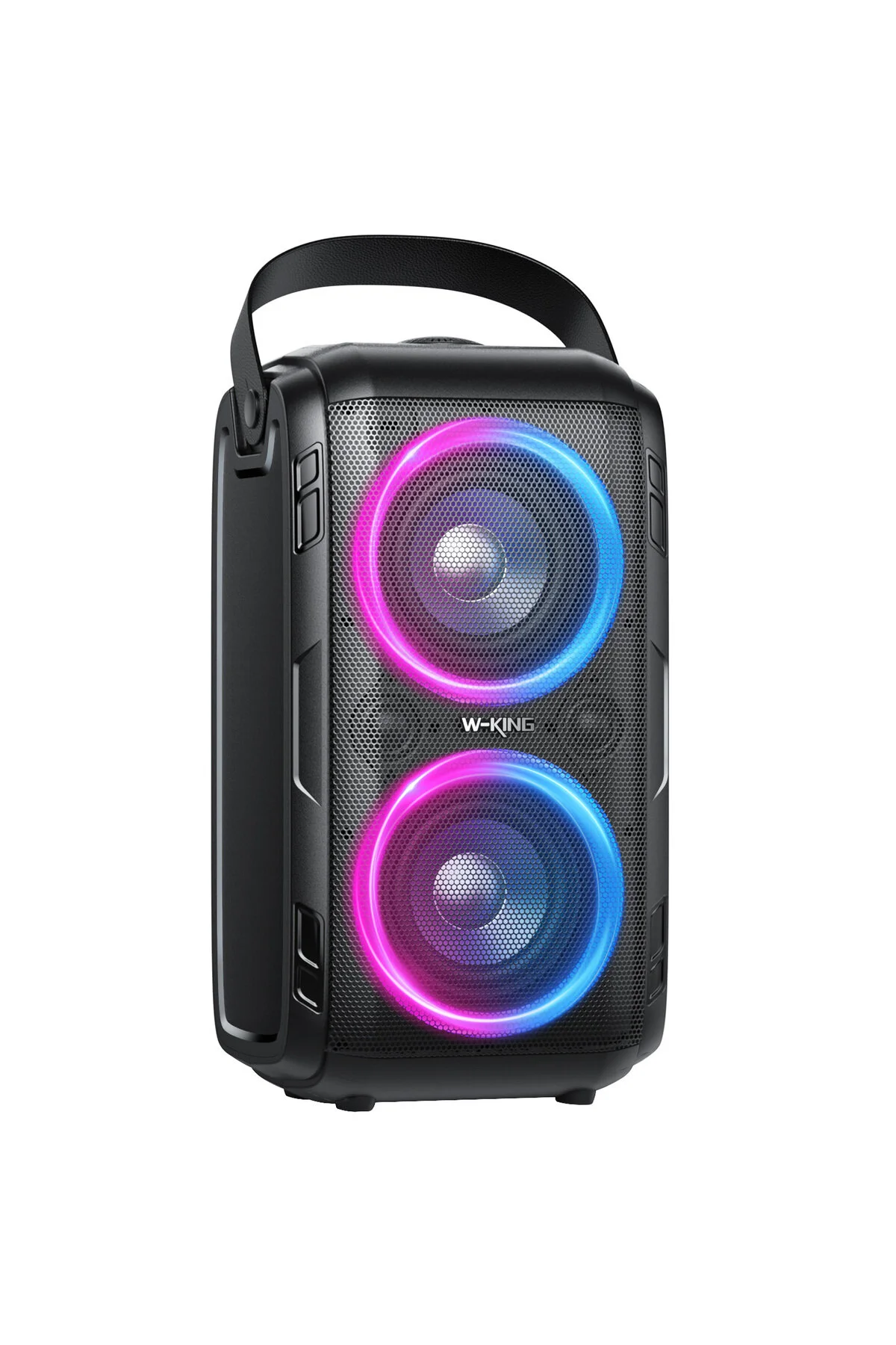 W-KING T9-2 Bluetooth Hoparlör 180W Partybox 24S Dinleme Işıklı Ipx5 Kablosuz Stereo Tws Ses Bombası