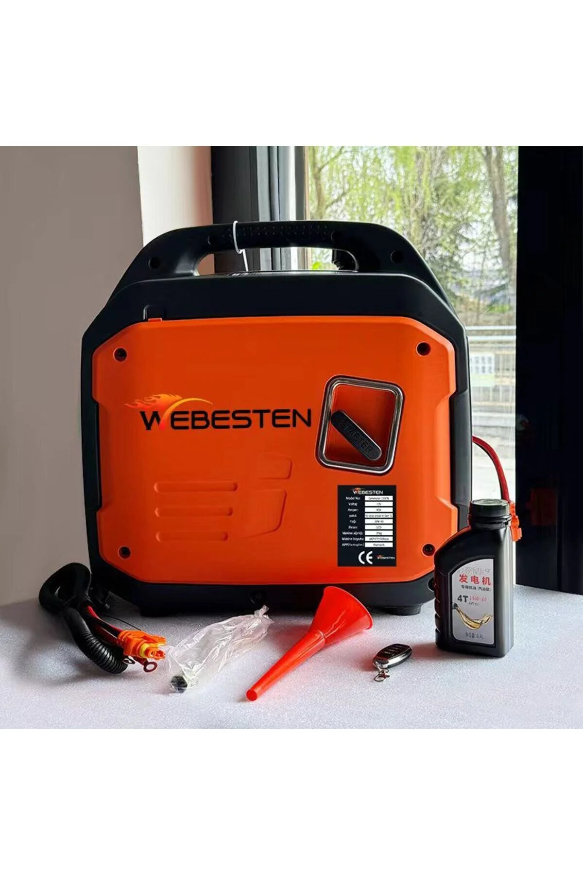 WEBESTEN 12V DC PORTATİF JENERATÖR (12v Akü Doldurur)