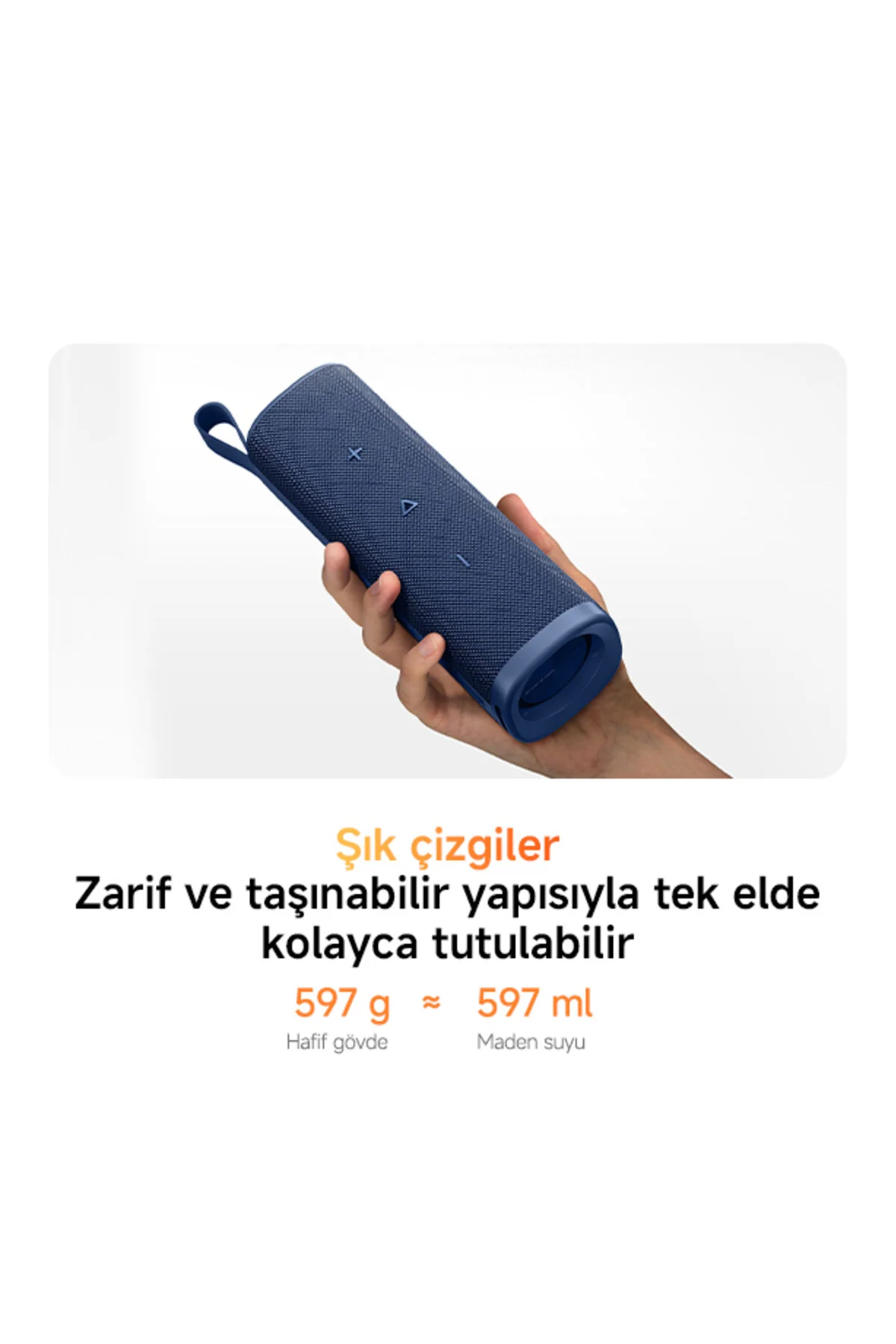 Xiaomi Sound Outdoor 30W IP67 Taşınabilir Bluetooth Hoparlör Mavi (Xiaomi Türkiye Garantili)