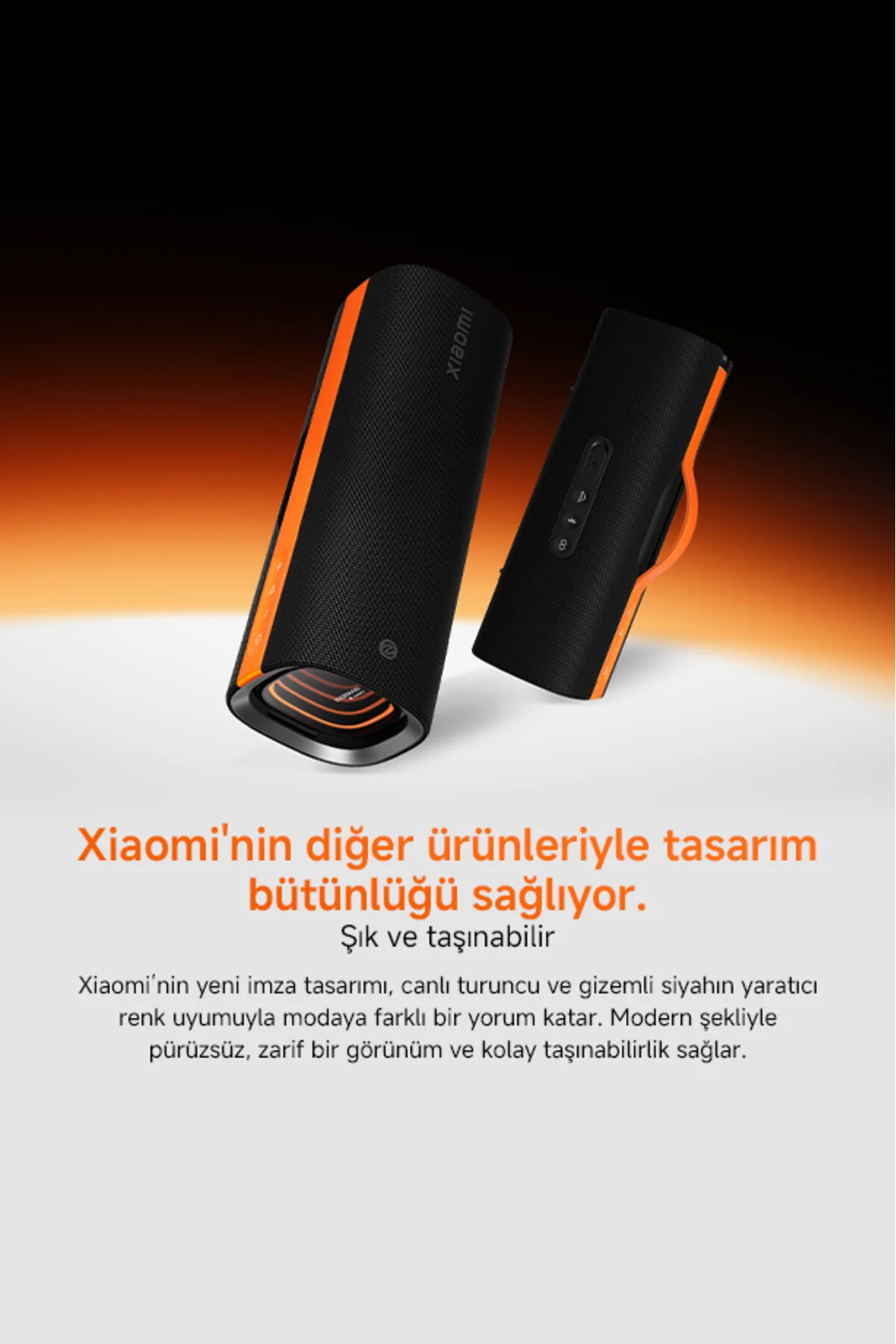 Xiaomi Sound Party Taşınabilir Bluetooth Hoperlör Siyah (Xiaomi Türkiye Garantili)