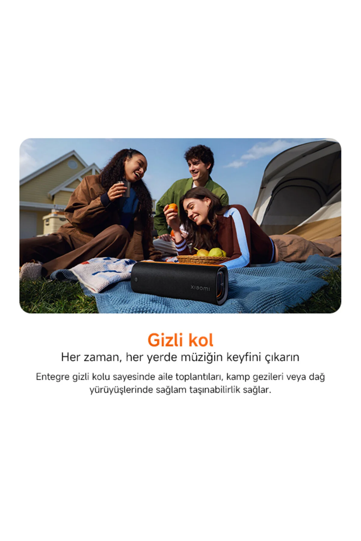 Xiaomi Sound Party Taşınabilir Bluetooth Hoperlör Siyah (Xiaomi Türkiye Garantili)