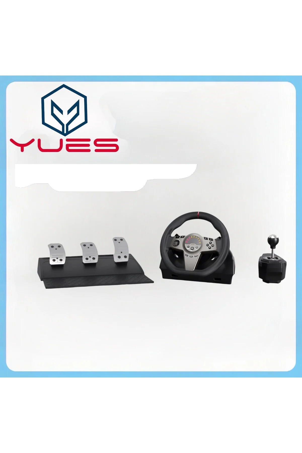 YUES V270 Direksiyon Seti 270° Vitesli Oyun Direksiyonu, PS4 PS3 Xbox X|S/One • Switch • PC Uyumlu