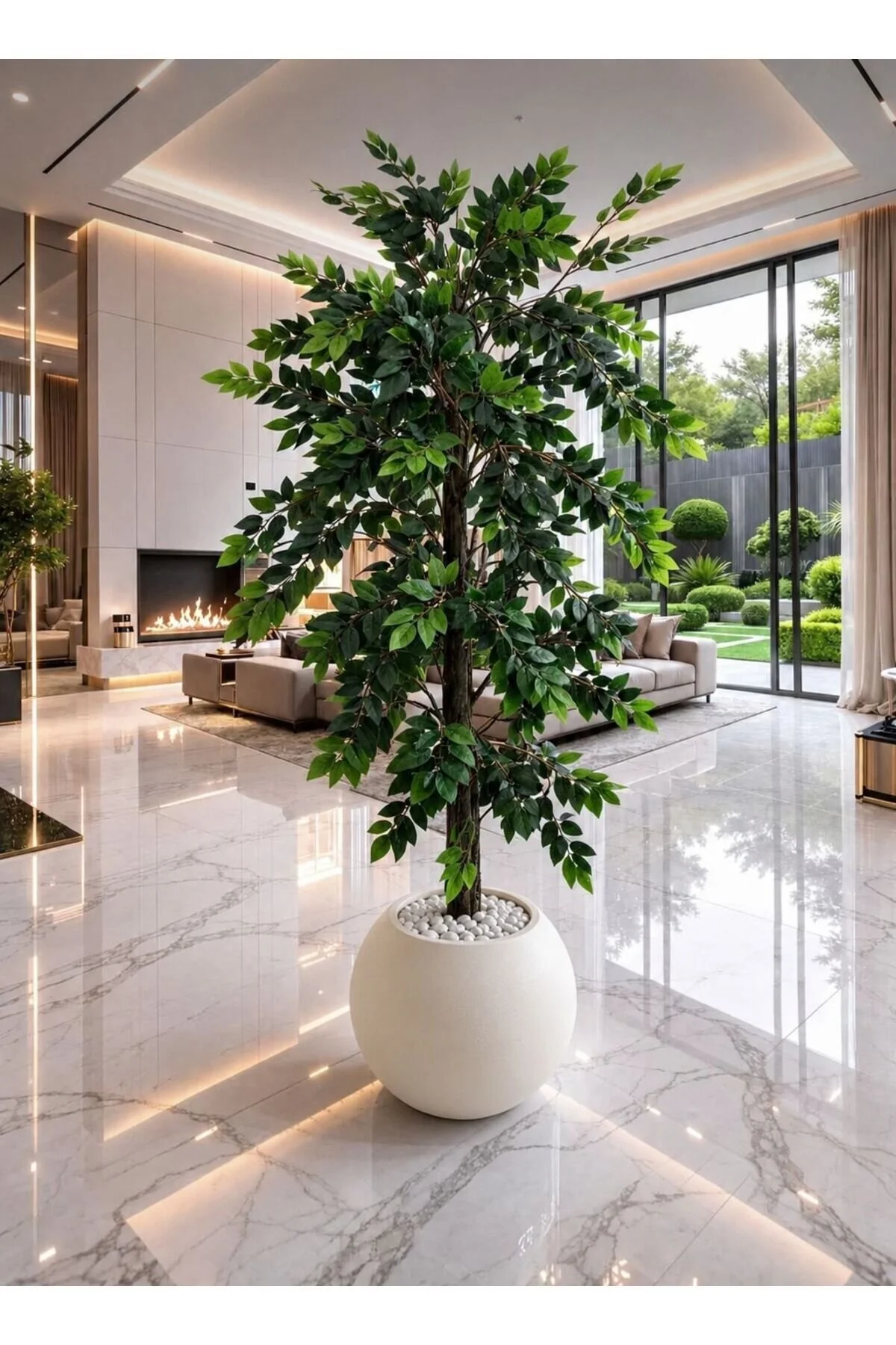 Altun Çiçekcilik Zeytin Ağacı Yaprakları 150 Cm Lux Saksı Dahıl