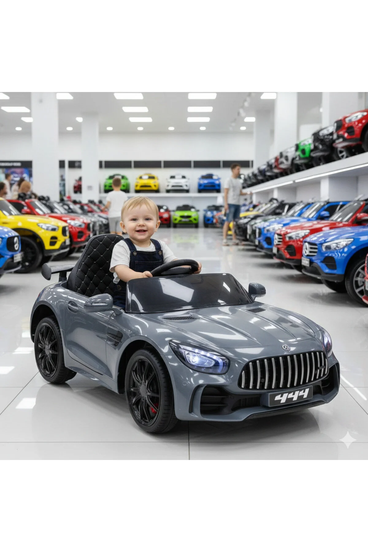 Bebeck 444 Gtr Sport Akülü Araba 12V Uzaktan Kumandalı Babyhope Mercedes