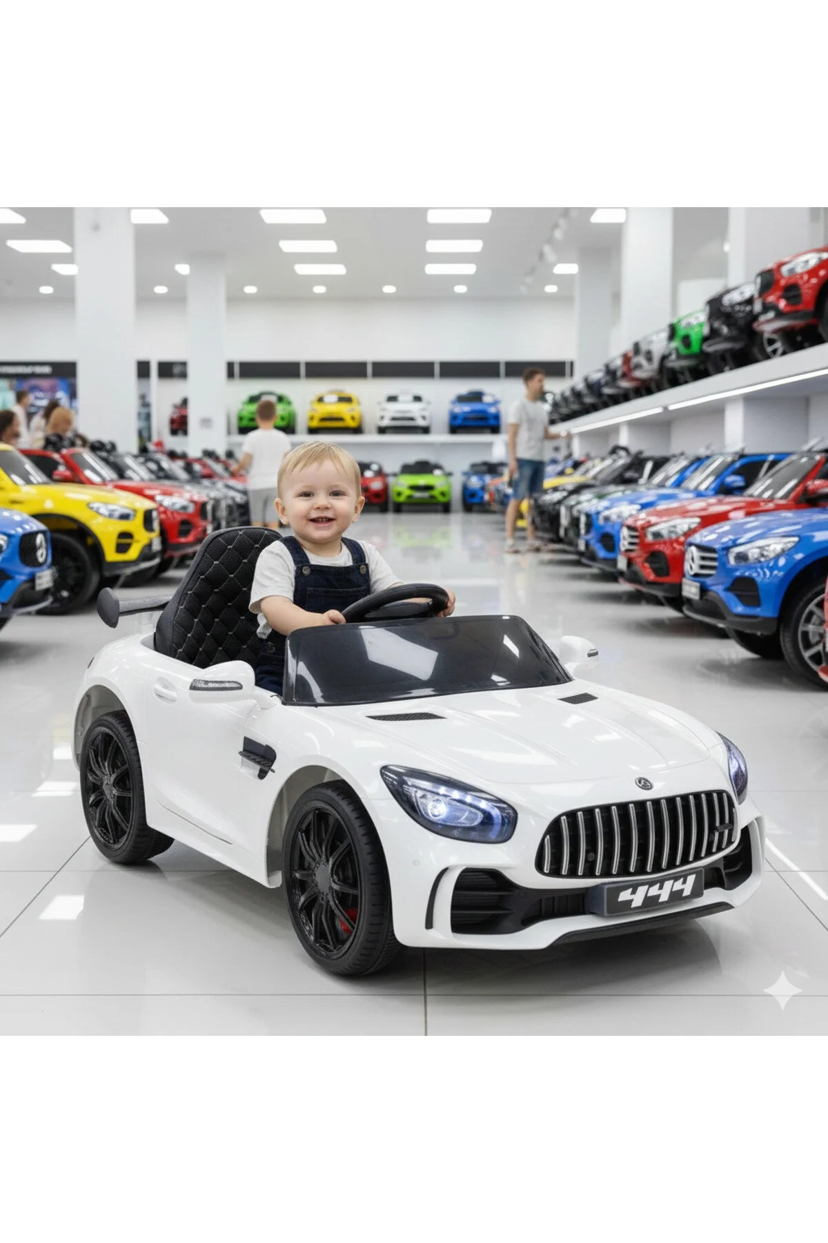 Bebeck 444 Gtr Sport Akülü Araba 12V Uzaktan Kumandalı Babyhope Mercedes