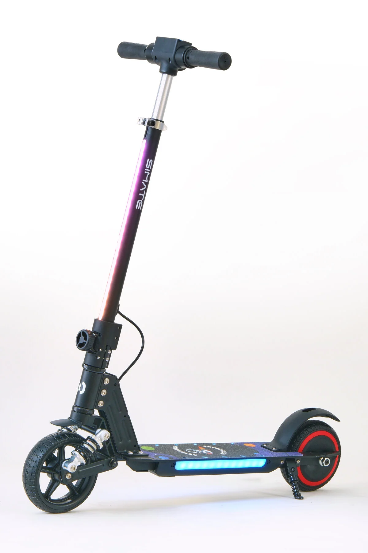 Electron Scooter Çocuk Elektrikli - 130w, Led Işıklı, Amortisörlü (DİZLİK VE DİRSEKLİK HEDİYELİ)