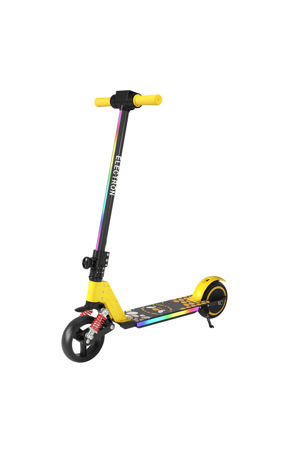 Electron YENİ | Elektrikli Çocuk Scooter 130W | 3 Kademe Hız | Ayarlanabilir Gidon | Uzun Menzil | 2026 (DİZLİK VE DİRSEKLİK HEDİYELİ)