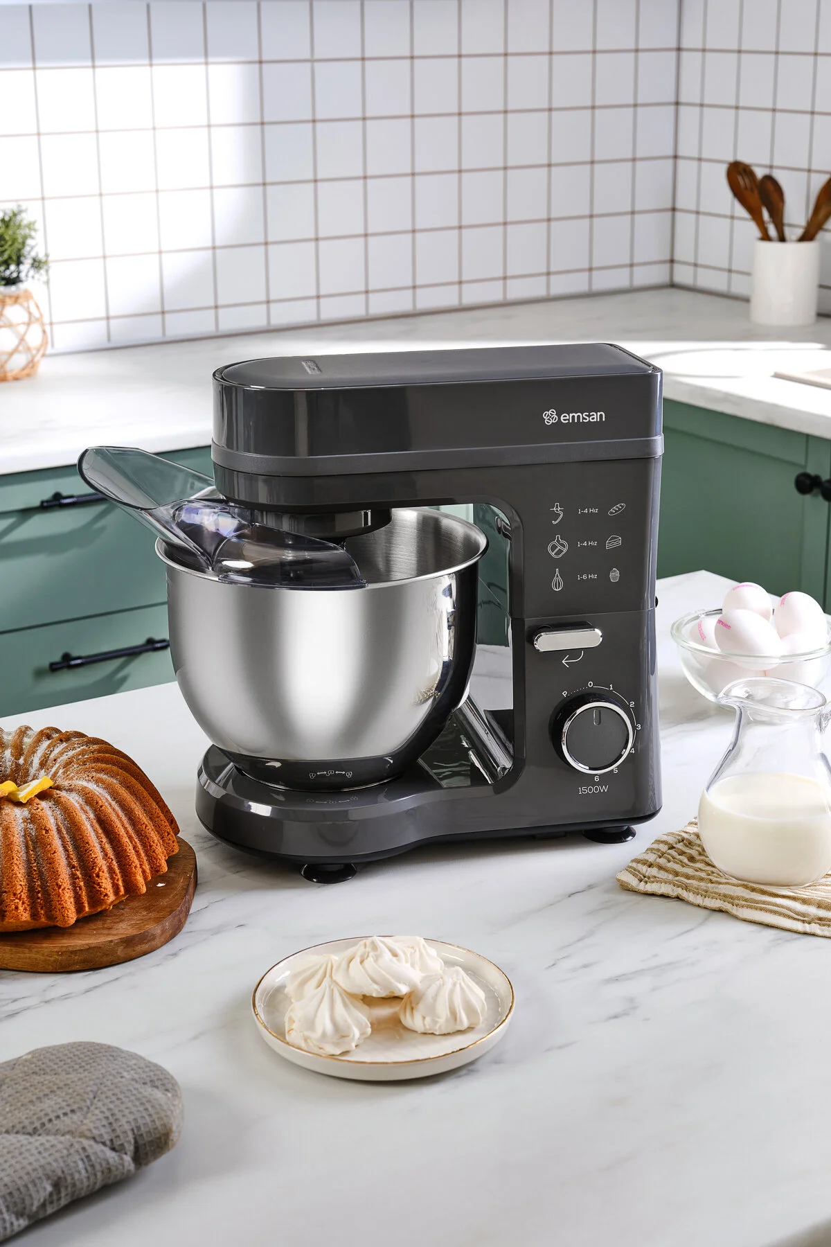 Emsan Maestrochef Stella Hamur Yoğurma Makinesi Black 1500W 5L
