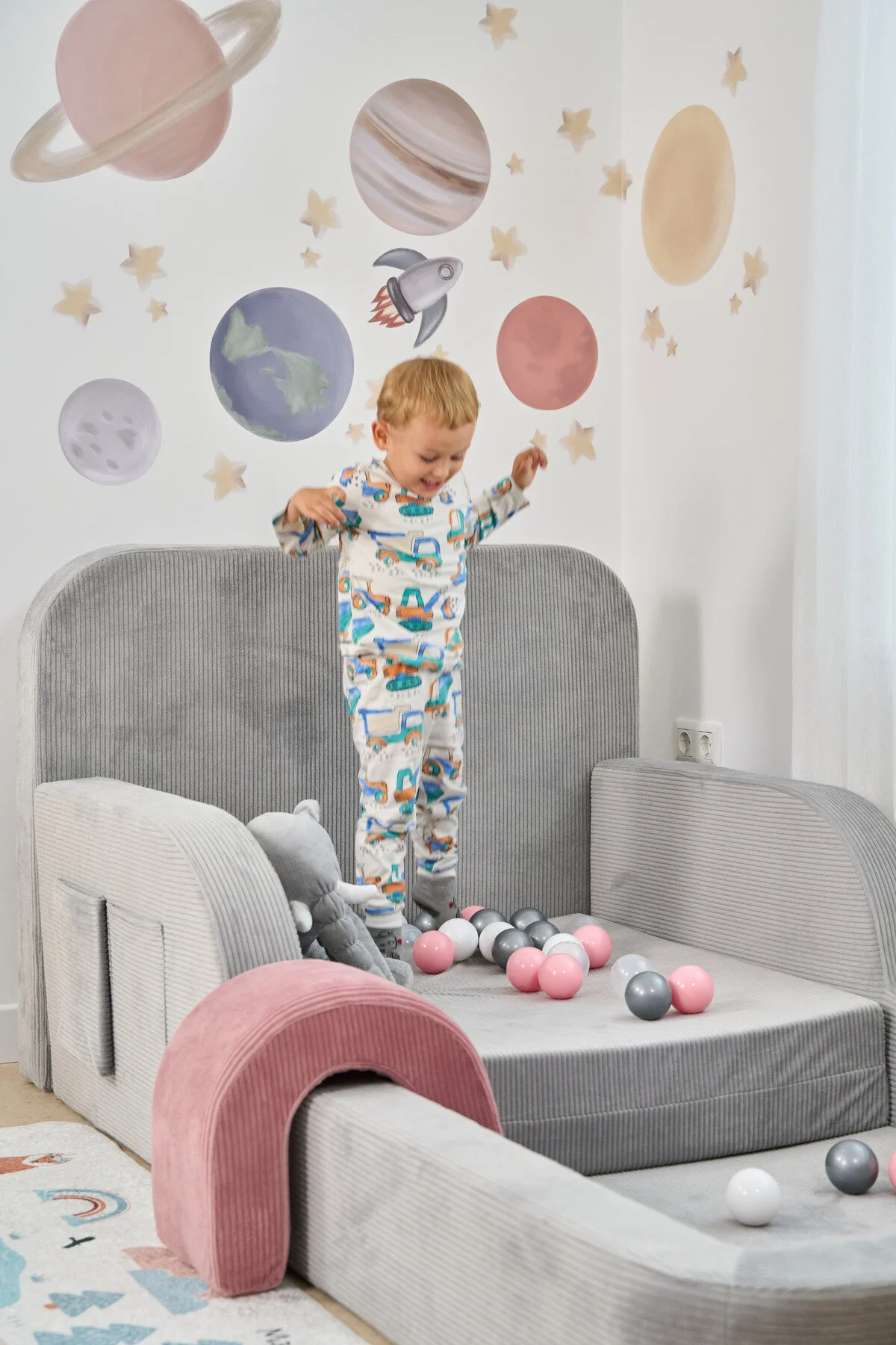 GOOD NİGHT Funbed Yeni Nesil Montessori Çocuk Yatağı & Oyun Alanı Yıkanabilir Sıvı Geçirmez