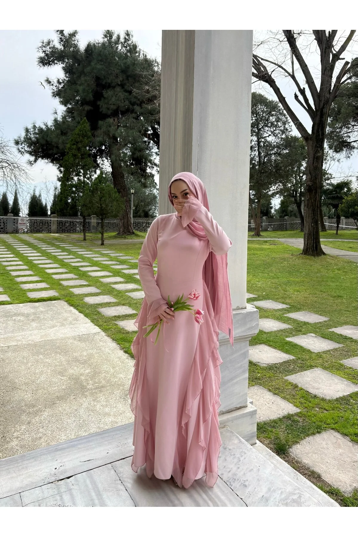 Marselline Siyah Masal Elbise