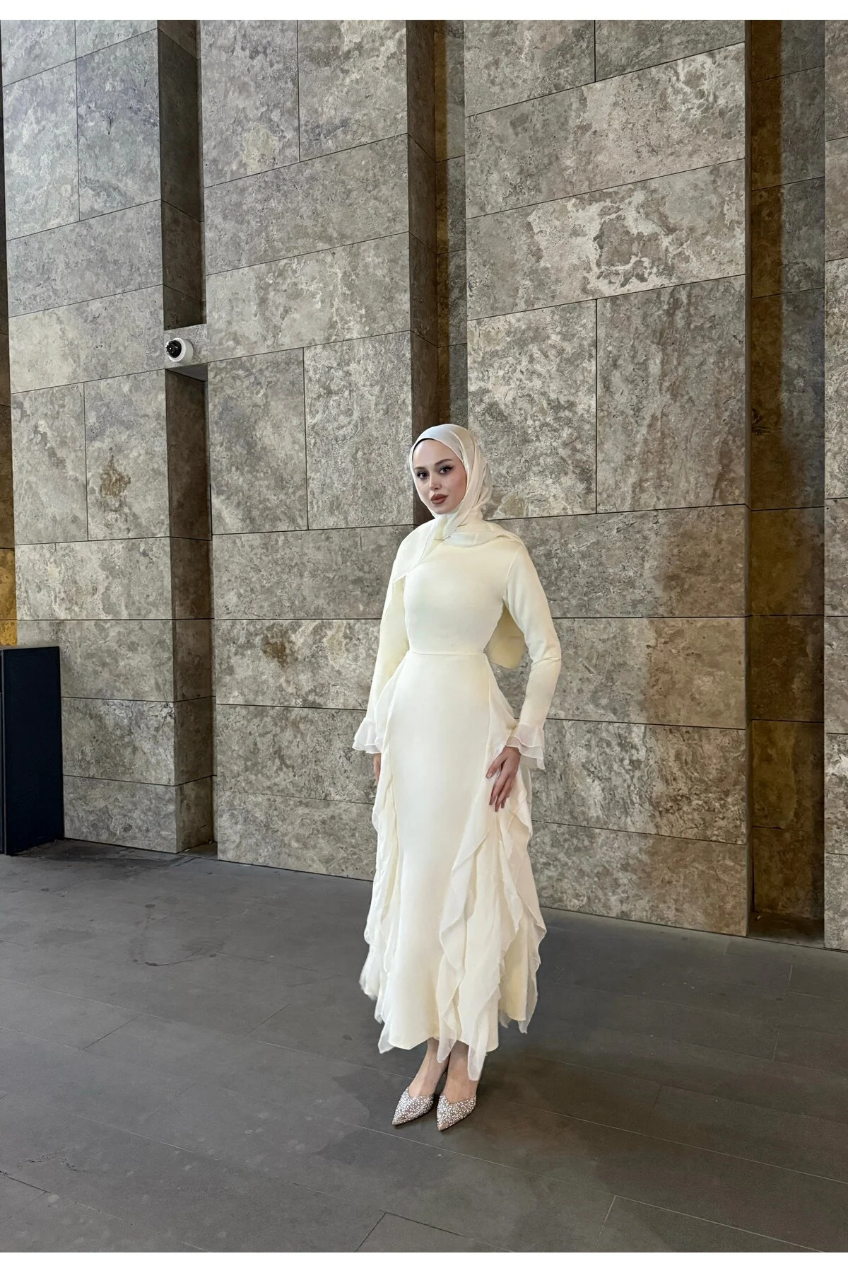 Marselline Siyah Masal Elbise