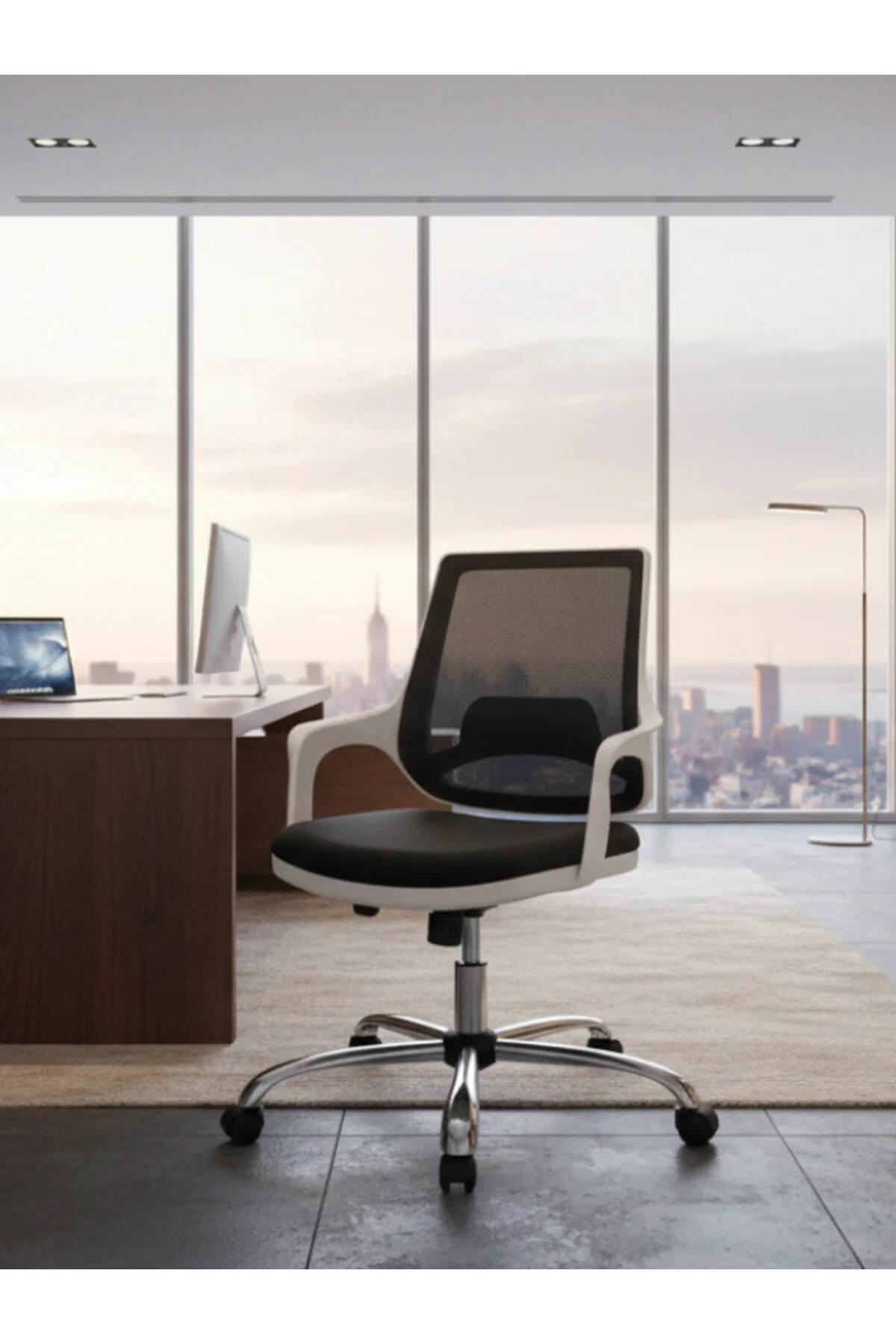 obc ofis büro concept Porto Krom Ayaklı Çalışma Sandalyesi Ofis Koltuğu
