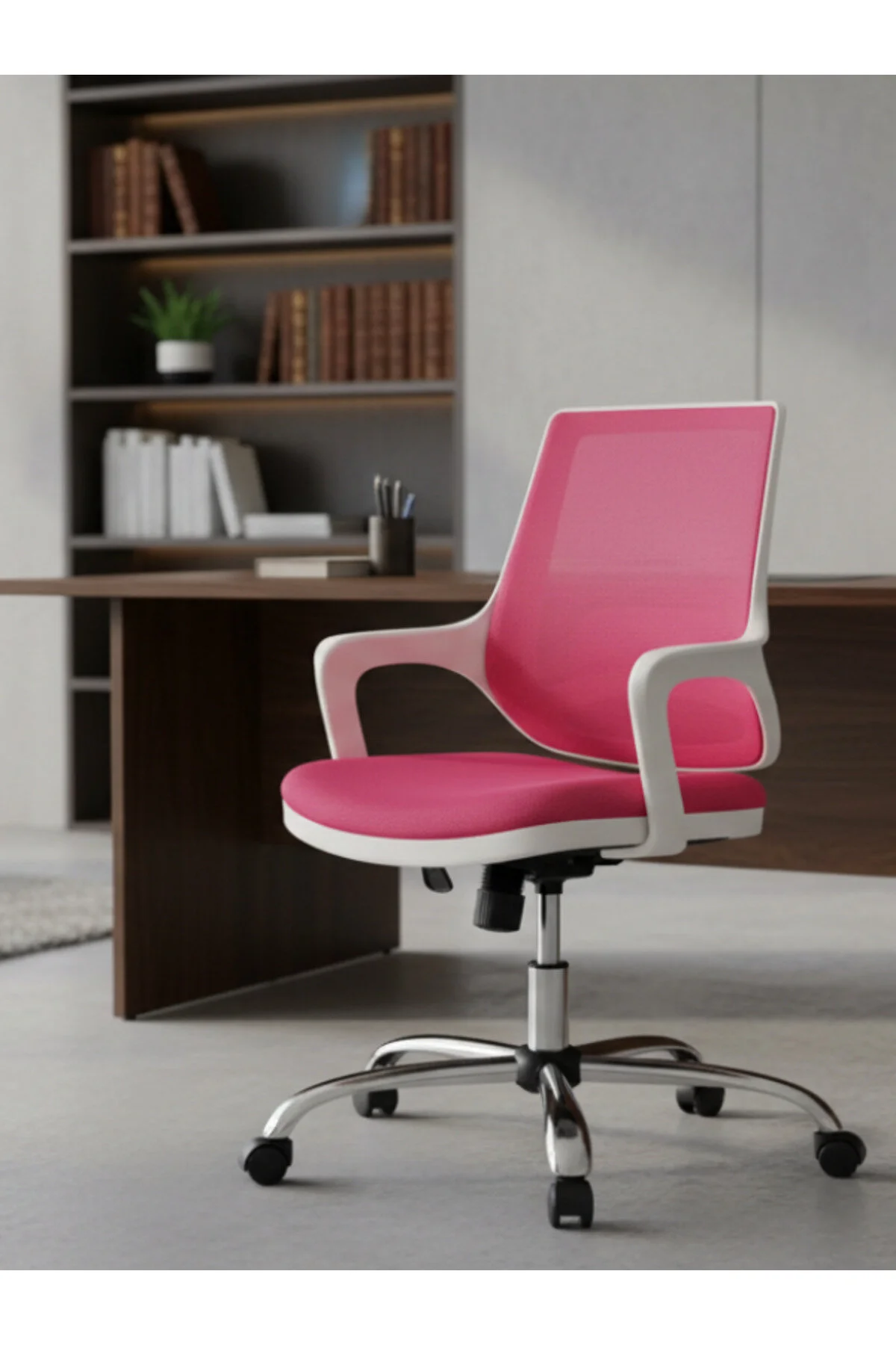obc ofis büro concept Porto Krom Ayaklı Çalışma Sandalyesi Ofis Koltuğu