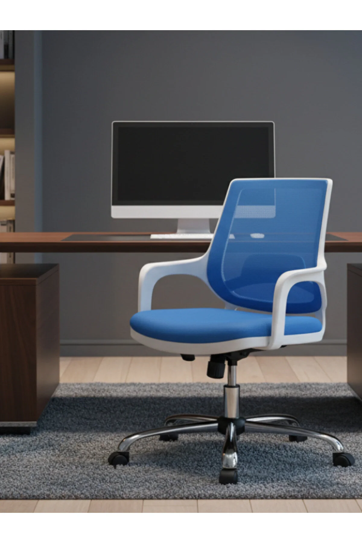 obc ofis büro concept Porto Krom Ayaklı Çalışma Sandalyesi Ofis Koltuğu