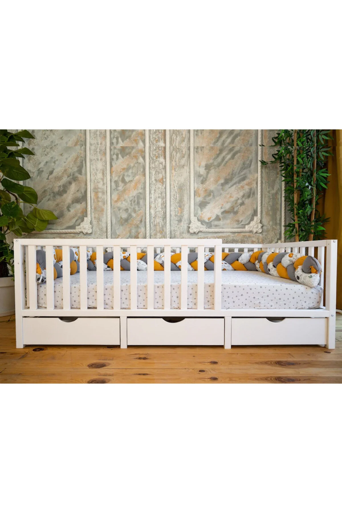 OPPİPO Montessori Ahşap Karyola - Montessori Yatak - Montessori Karyola - -17