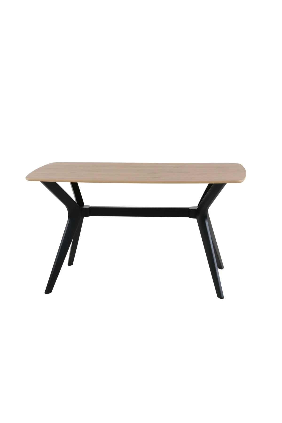 PLASMOB 80X120 MDF Mutfak Masası (Sadece Masa) Salon Masası Balkon Masası Viktoria Serisi-Traverten/Ceviz
