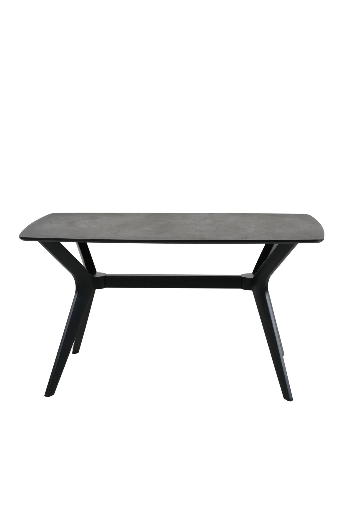 PLASMOB 80X120 MDF Mutfak Masası (Sadece Masa) Salon Masası Balkon Masası Viktoria Serisi-Traverten/Ceviz