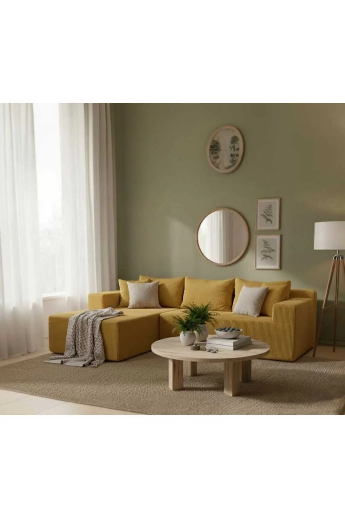 Ravessi Comfort Eko Modüler Köşe Koltuk Takımı-Modern Şık Salon Koltuğu