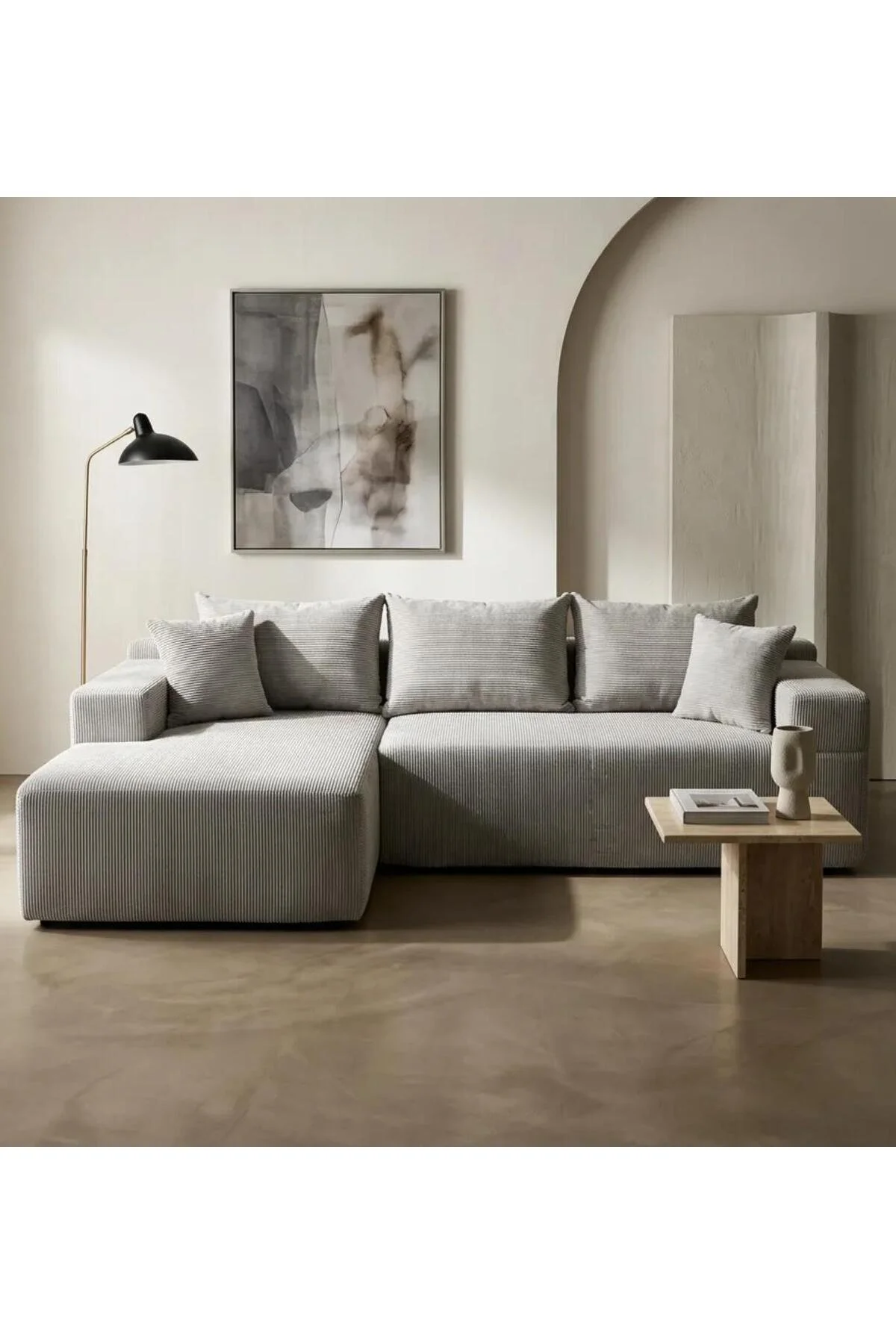 Ravessi Comfort Eko Modüler Köşe Koltuk Takımı-Modern Şık Salon Koltuğu