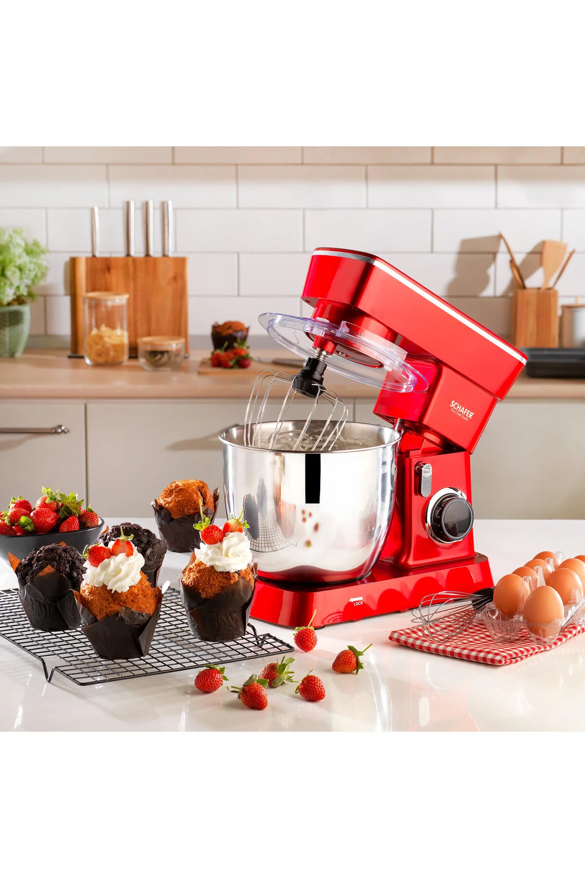 Schafer Schäfer Prochef Gusto Stand Mikser-Rosegold