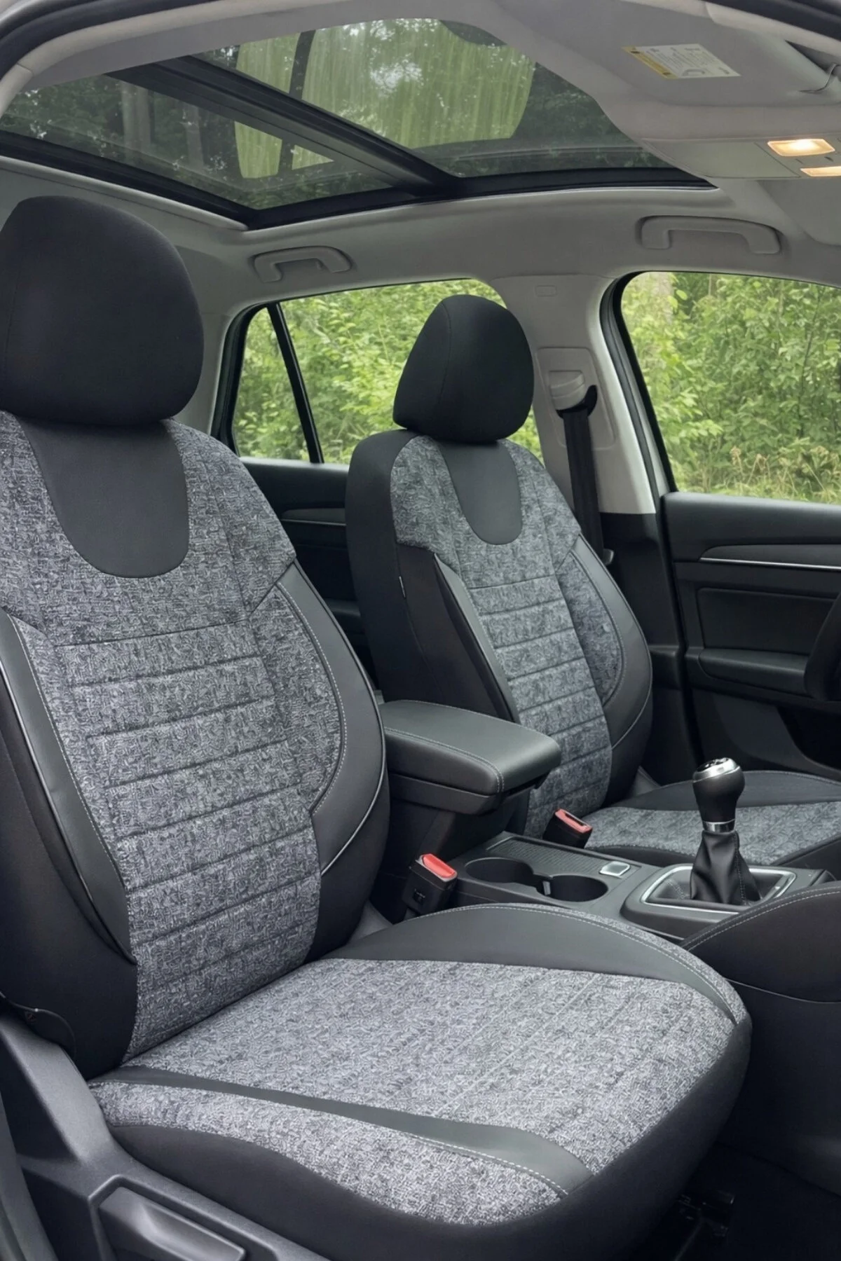 SM OTO KILIF Lifos Hafif Ticari Serisi Koton Kumaş Oto Koltuk Kılıfı Tam Set (BERLINGO-CADDY-CONNECT-COURIER-DOBLO-DOKKER-PARTNER)