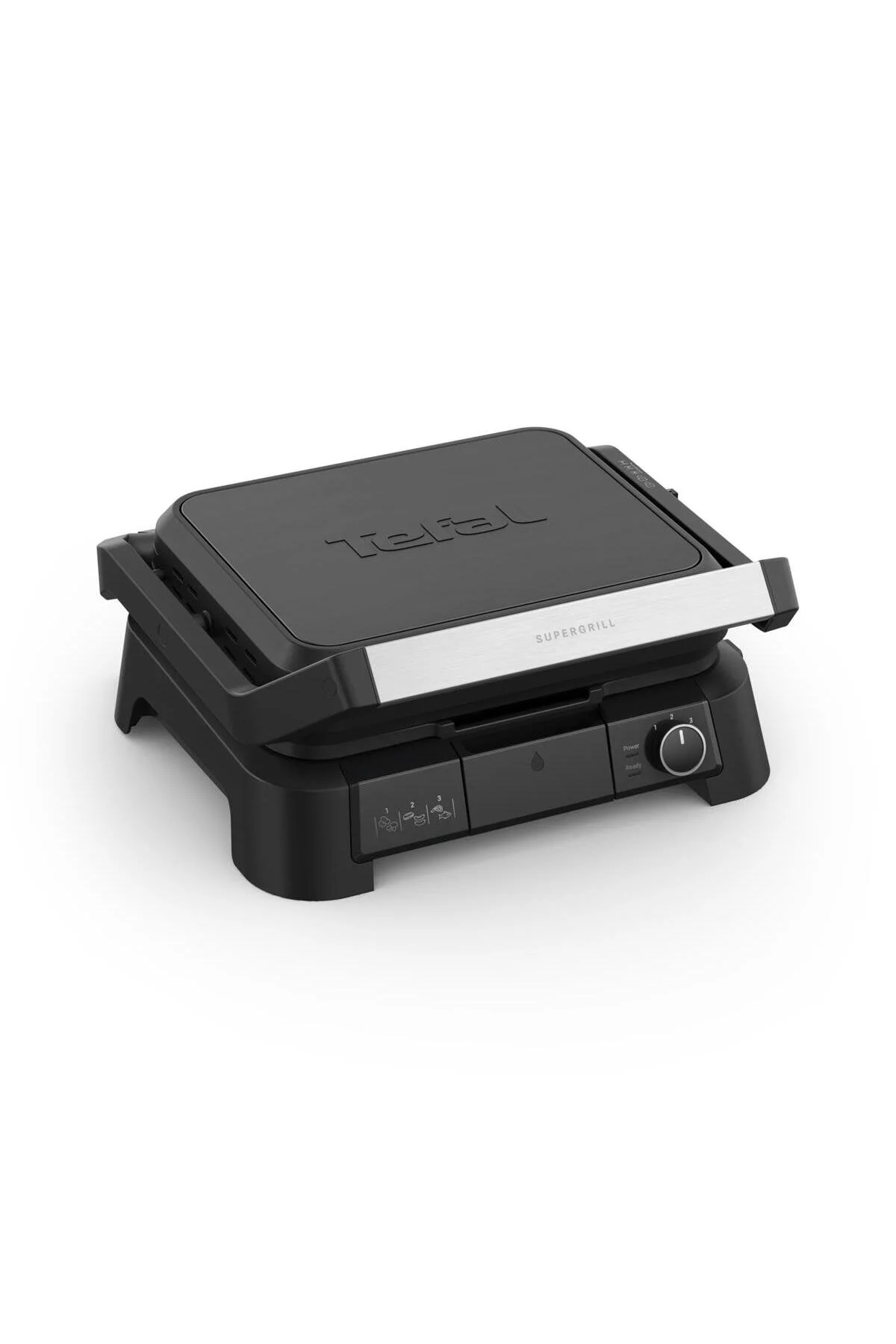 TEFAL SuperGrill 3in1 6 Dilim Kapasiteli 2000 Watt Barbekü Izgara ve Tost Makinesi - Inox