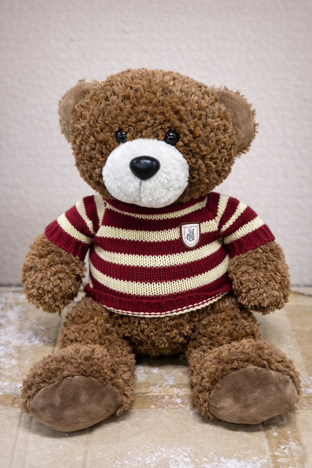 TOHA Peluş Oyuncak Ayı 45 cm – Kazaklı Teddy Bear Hediyelik Yumuşak Oyuncak