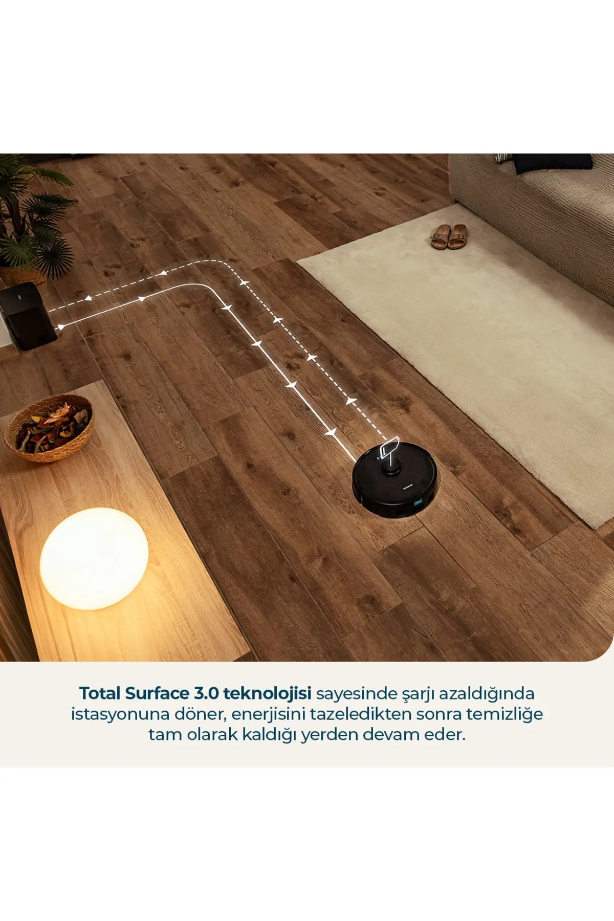 CECOTEC Conga Y50 Robot Süpürge ve Mop, 5.000Pa, LDS Lazer Navigasyon, 3L Otomatik Boşaltma İstasyonu