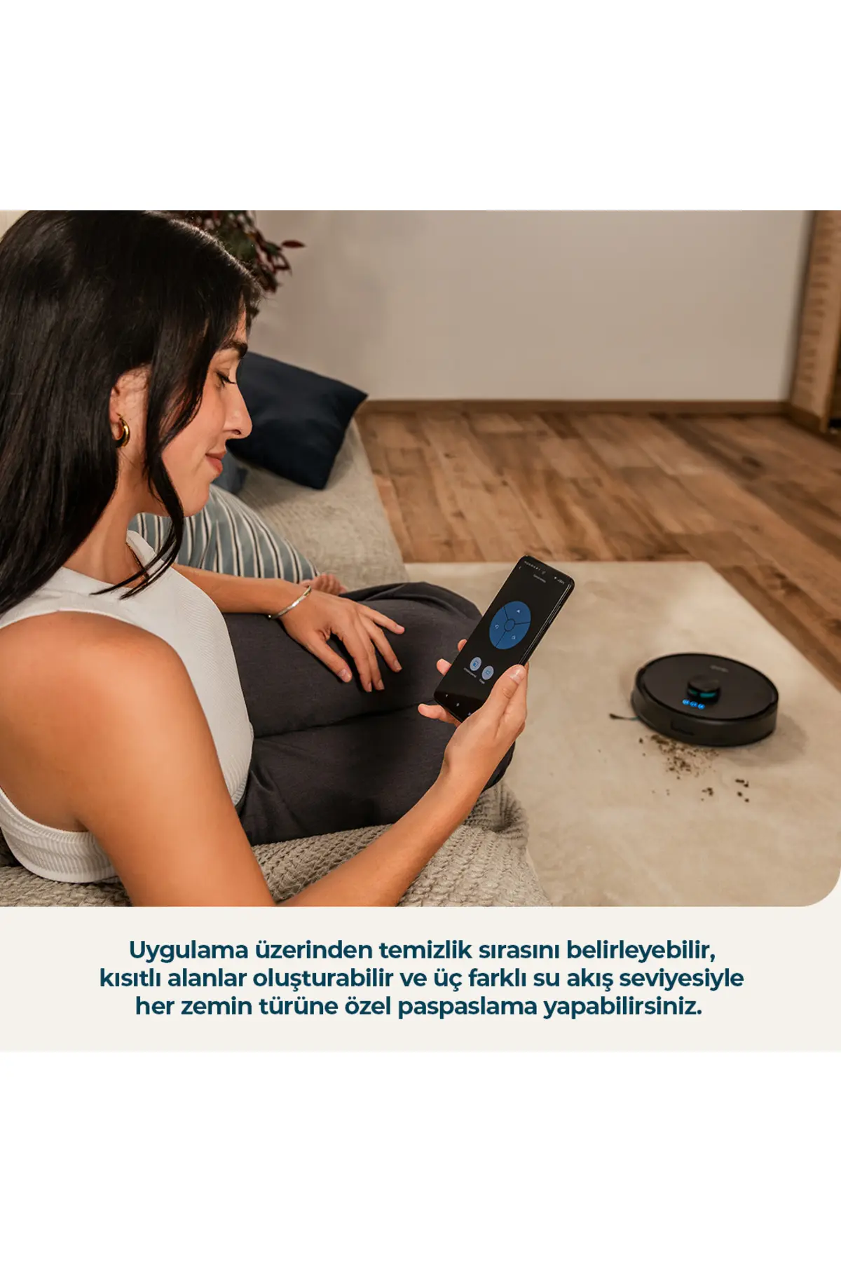 CECOTEC Conga Y50 Robot Süpürge ve Mop, 5.000Pa, LDS Lazer Navigasyon, 3L Otomatik Boşaltma İstasyonu