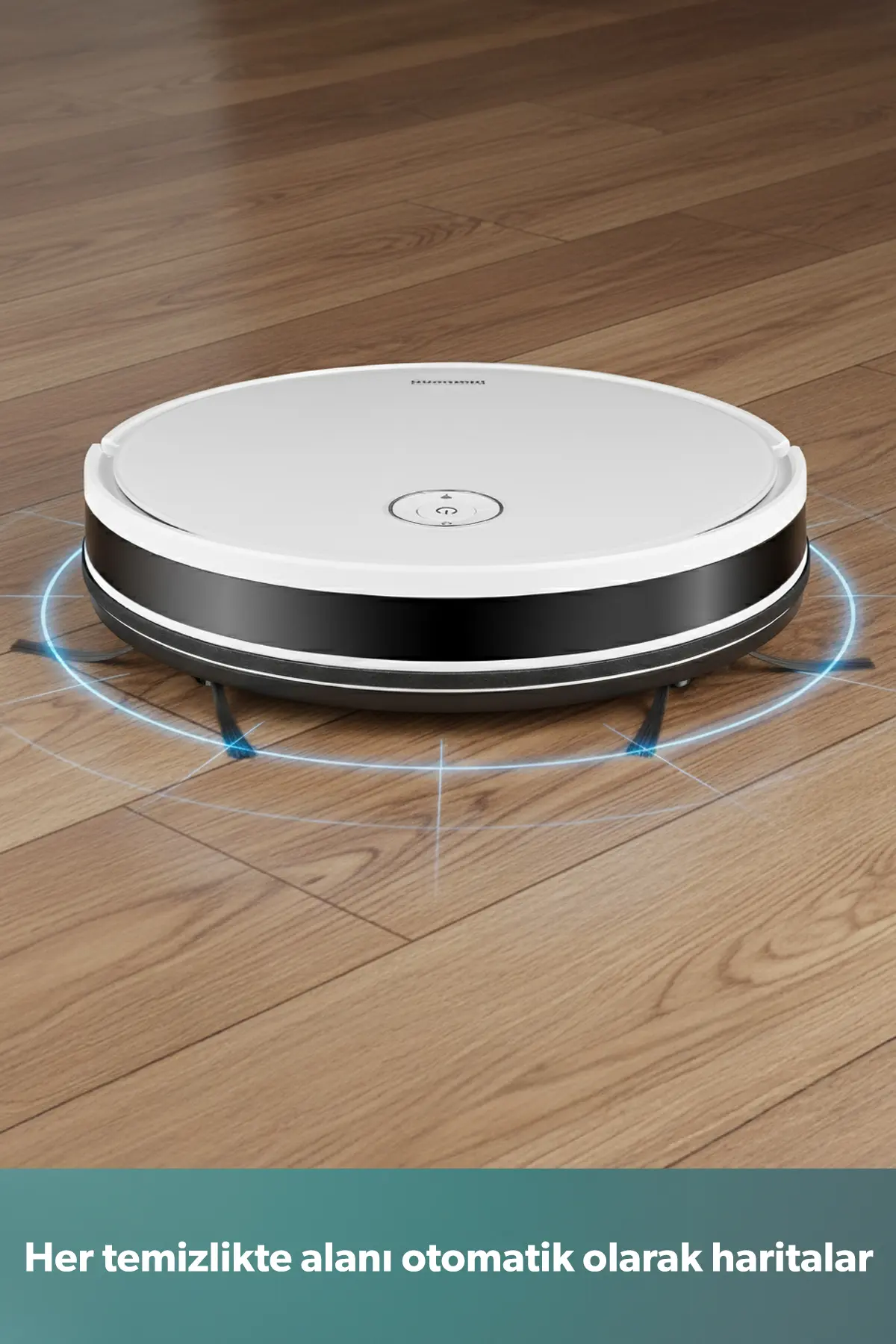 HOMEND Alex 1288h Moplu ve Akıllı Robot Süpürge Gyroscope Beyaz