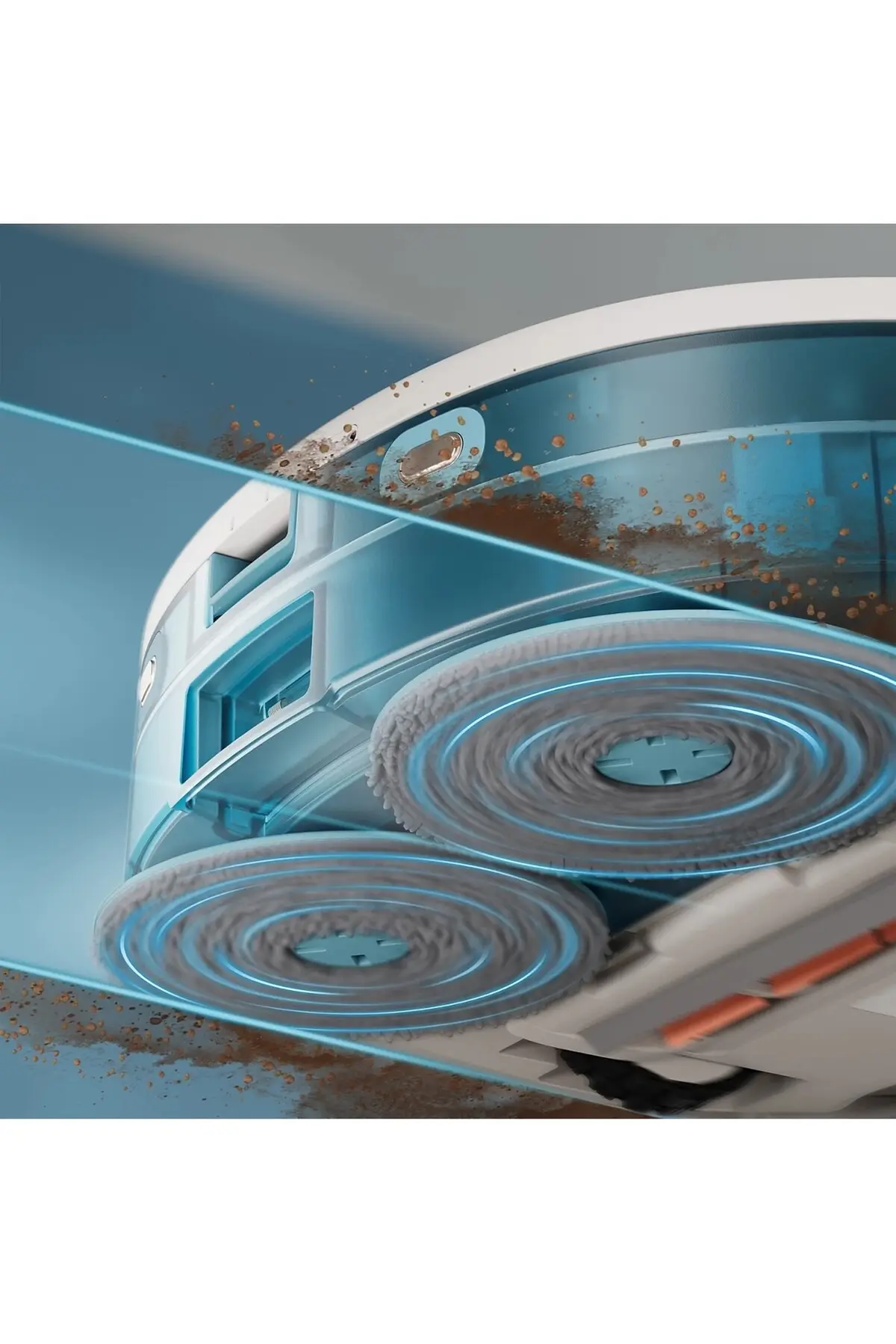 Philips 5000 Serisi Islak Kuru Robot Süpürge, Yüksek Emiş Gücü, Uzun Çalışma Süresi, Beyaz,XU5000/20