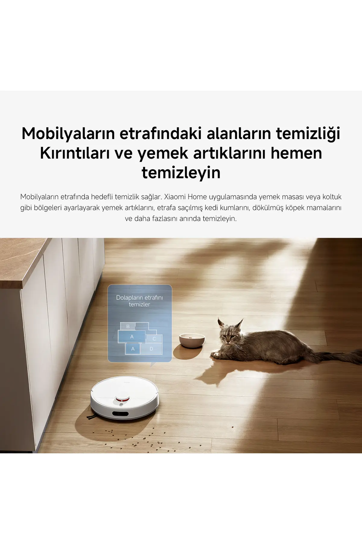 Xiaomi Robot Vacuum H40 Akıllı Robot Süpürge + Mop 10000pa (Xiaomi Türkiye Garantili)